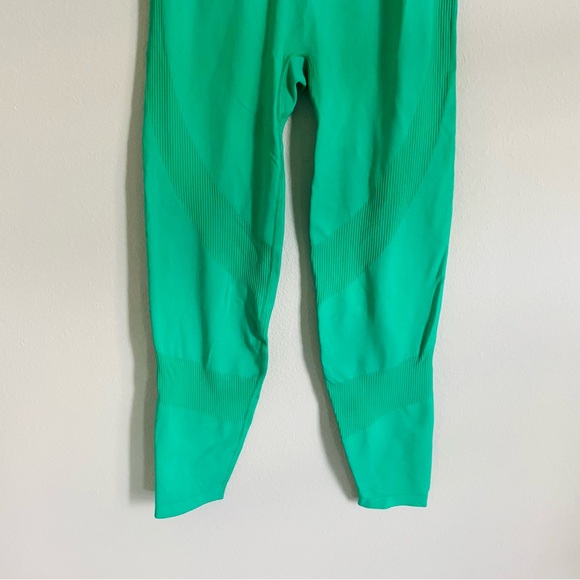 Women’s PINK Active Kelly Green Seamless Leggings Size Large - Picture 2 of 7